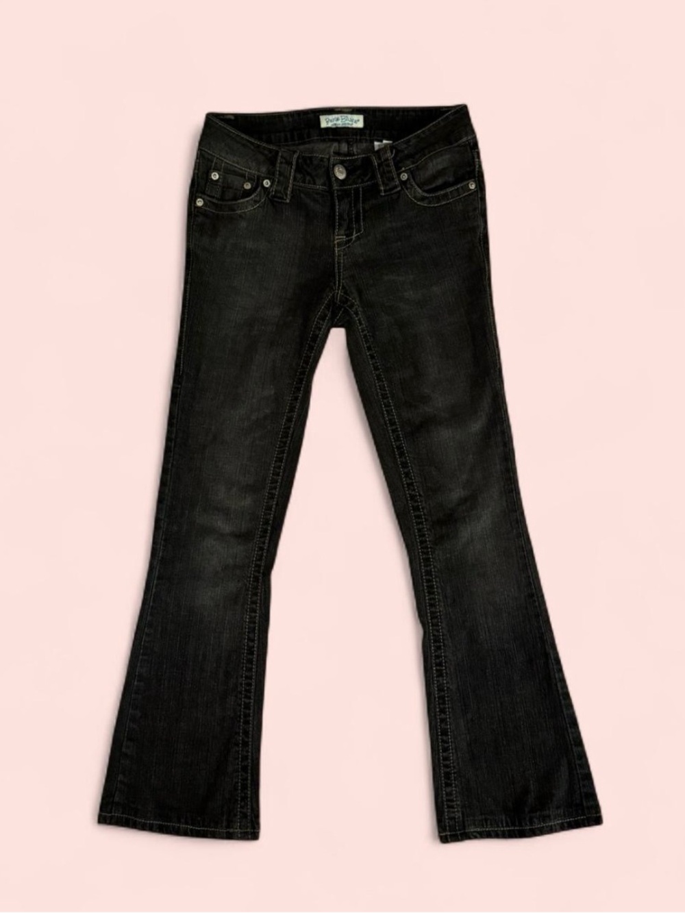 Paris Blues Black Stretch Bootcut Flare Jeans – Size 3